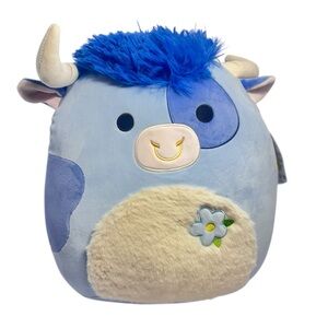 Bermayeh the Blue Bull Squishmallow 12 Inch – Brand New